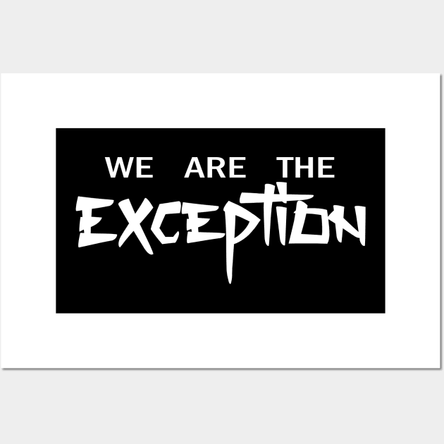 We are the exception - Todo Aoi Wall Art by Buggy D Clown